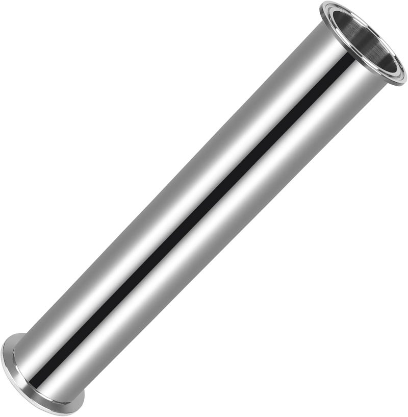 JMCOLMT Tri Clamp Tube 2 Inch Tube OD Sanitary Spool Tube Length 12 Inch Clamp End OD 50.5mm 304 Stainless Steel Seamless Round Tubing - Image 1